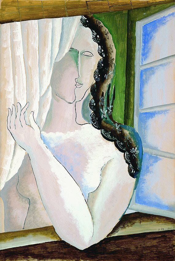 Artwork Title: La Femme A La Fenetre