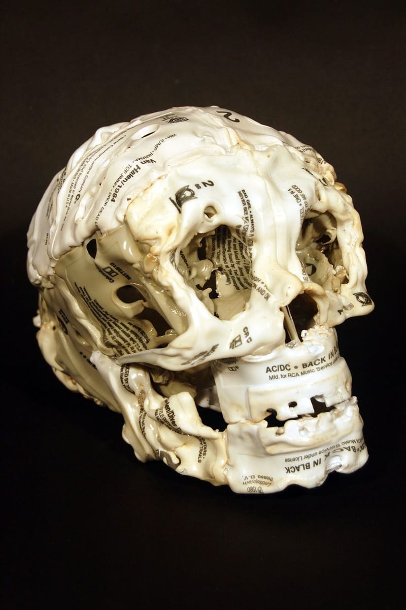 Artwork Title: Skull #8 (80's Metal)