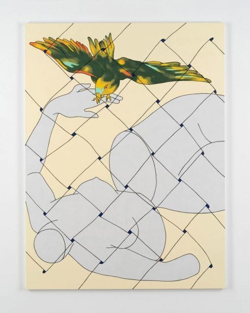 Artwork Title: Headless Woman with Parrot