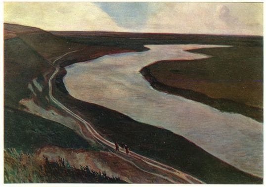 Artwork Title: Kursk. River Tuskar