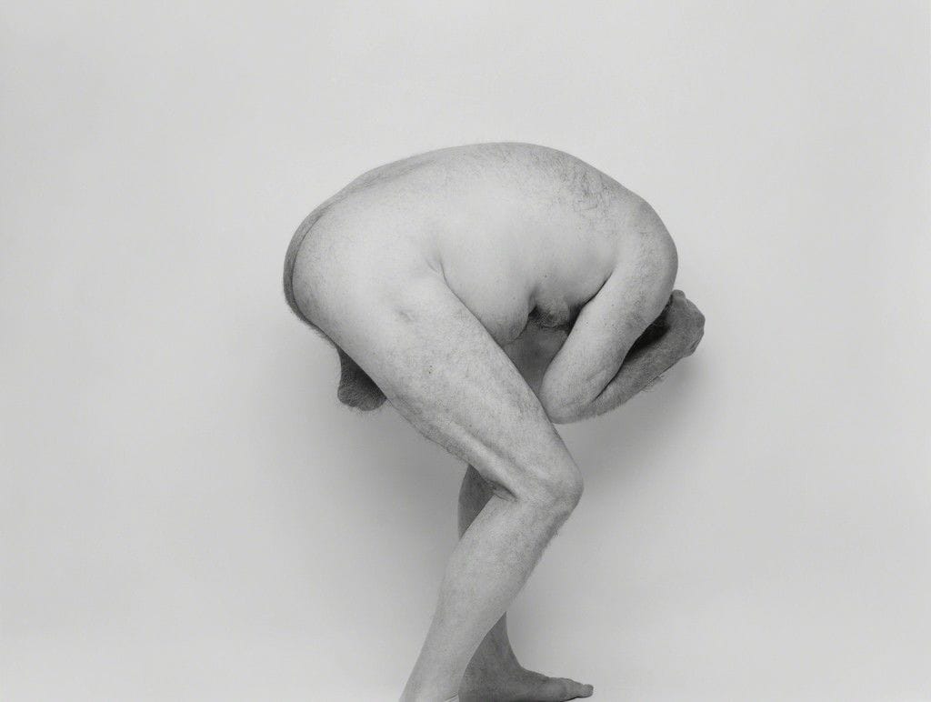 Artwork Title: Self Portrait, Crouched