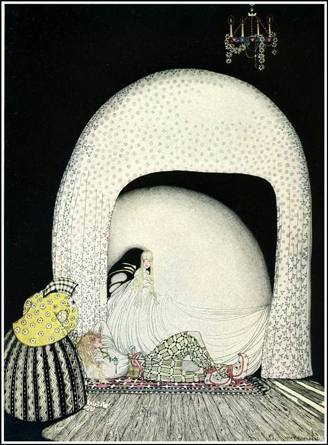 Artwork Title: And this time she whisked off the wig; and there lay the lad, so lovely, and white and red, just as 