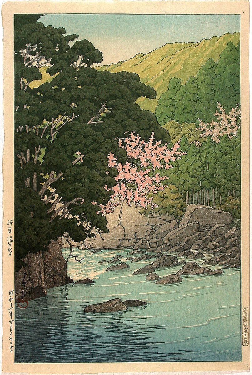 Artwork Title: Spring in Yugashima, Izu