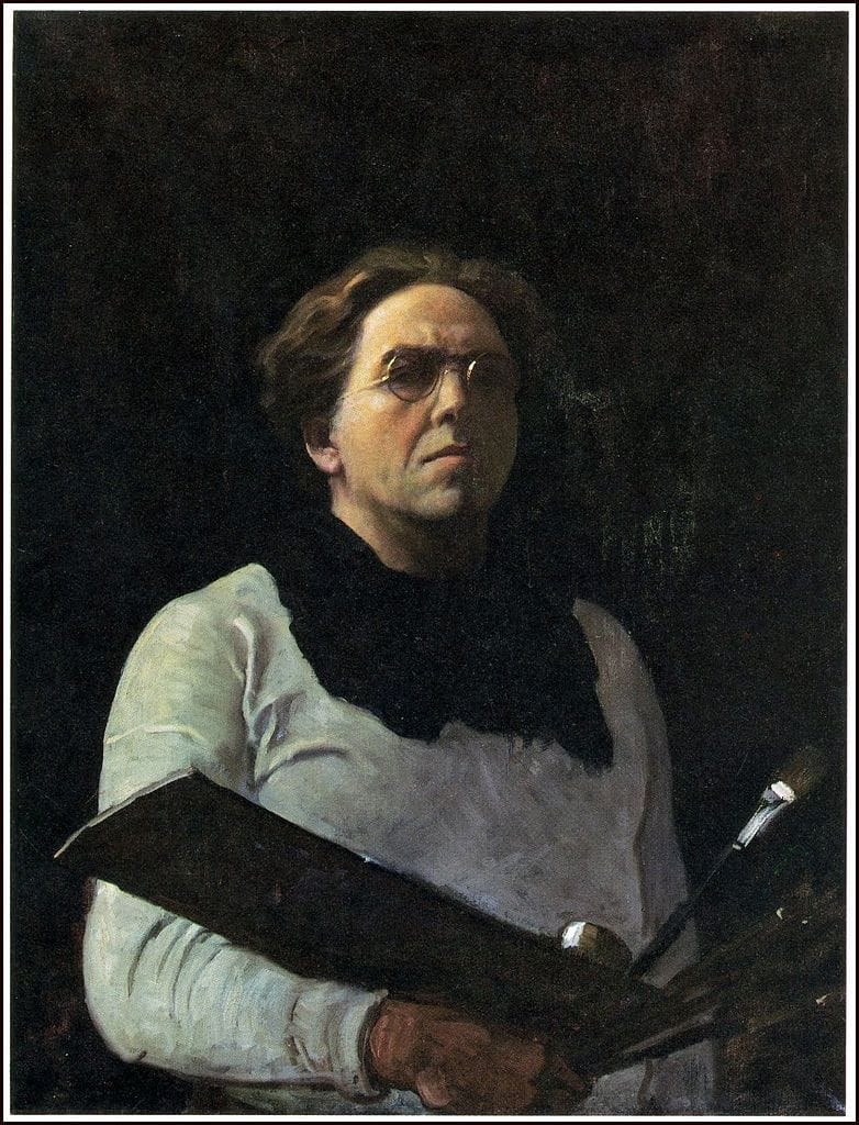 Artwork Title: Self Portrait with Palette