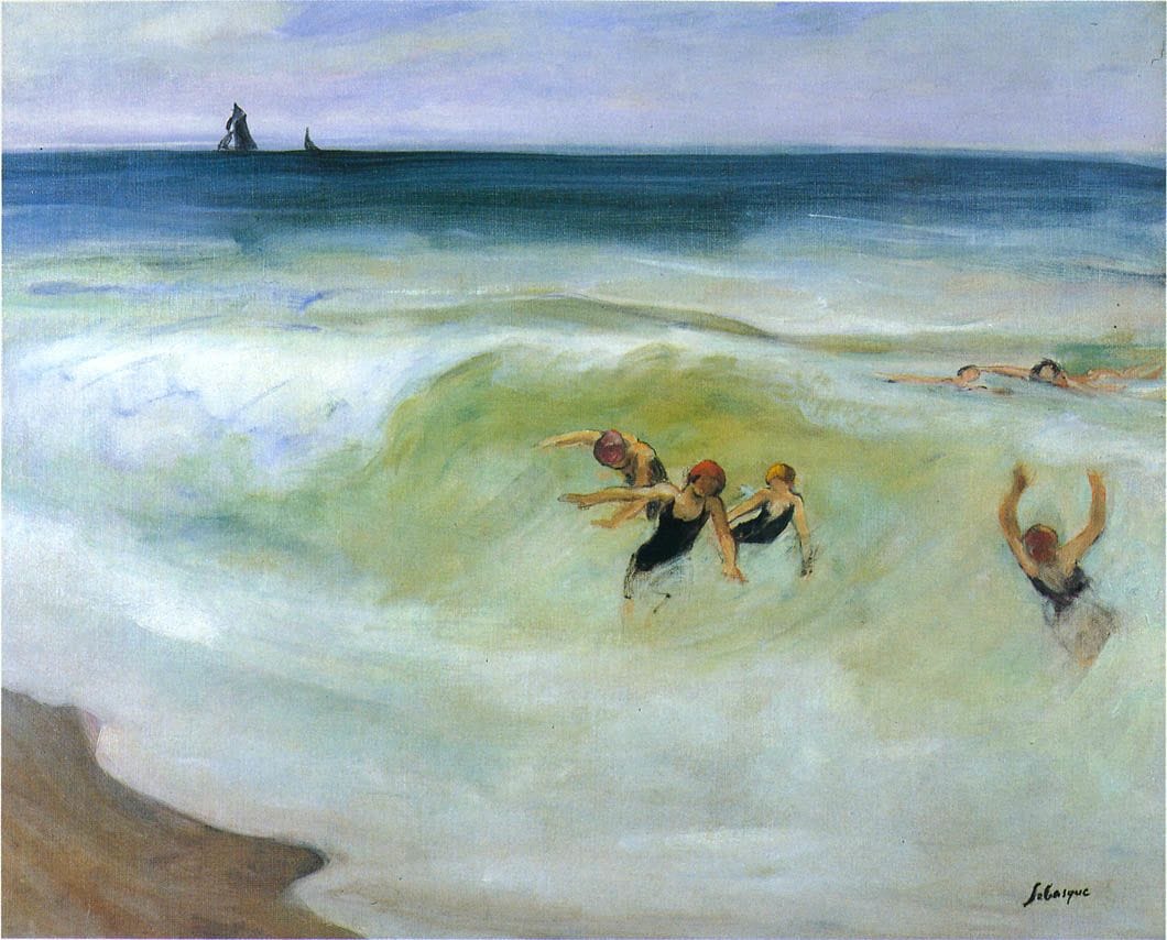 Artwork Title: La baignade (Swimming)
