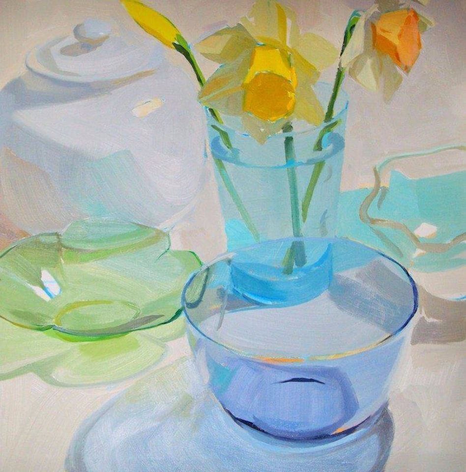 Artwork Title: April Blue/Green