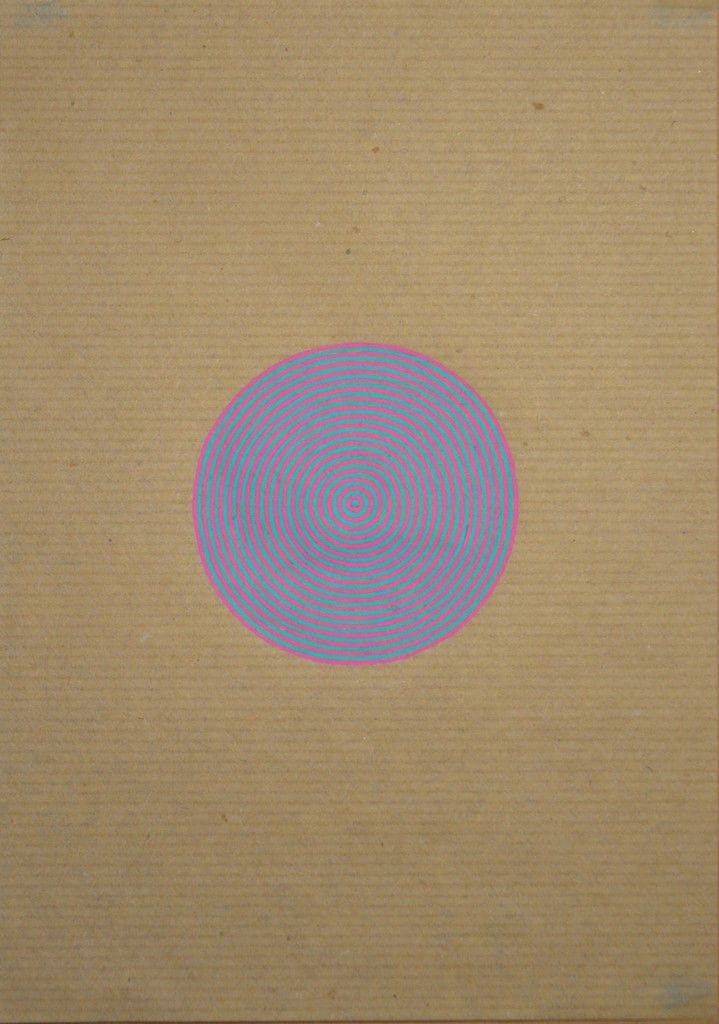 Artwork Title: Teal & Magenta