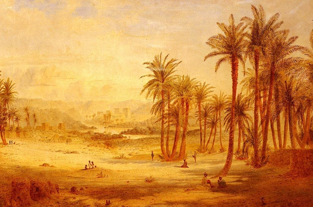 Artwork Title: A View of Philae