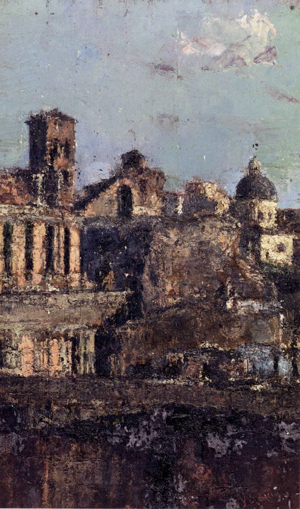 Artwork Title: Italian Town View