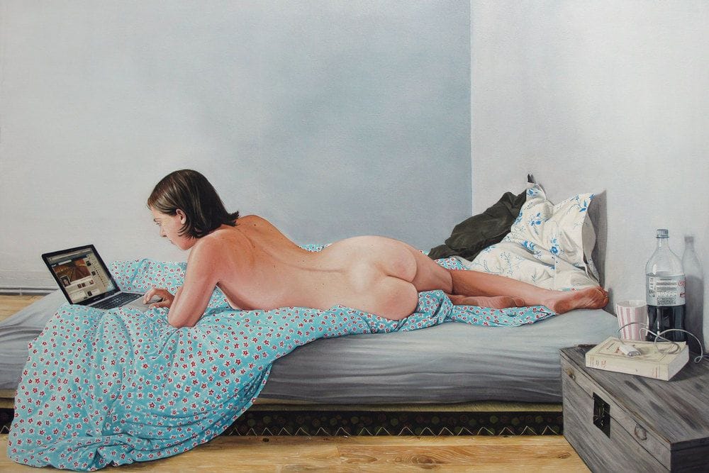 Artwork Title: Laetitia au Lit