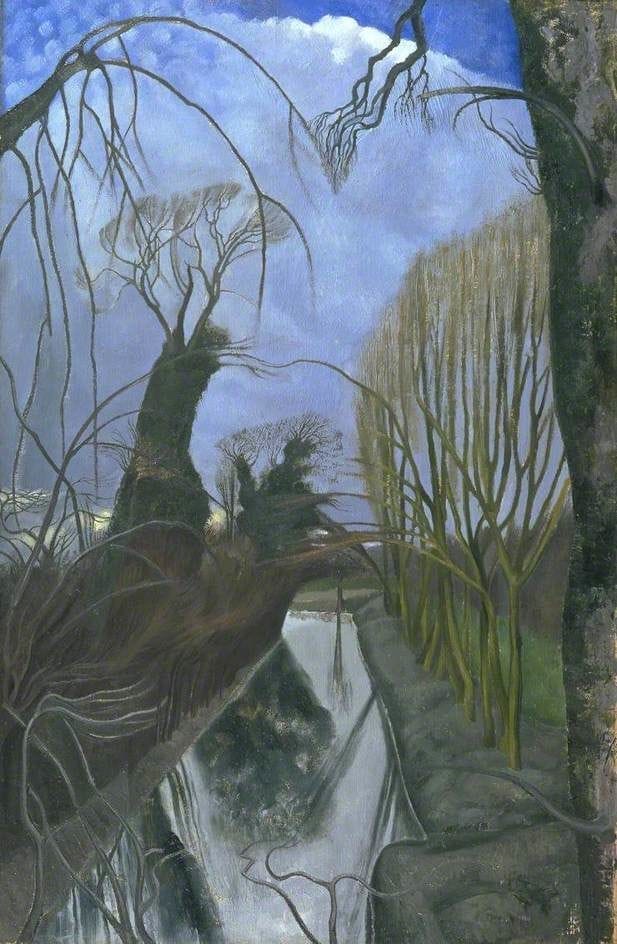 Artwork Title: The Moat, Grange Farm, Kimble