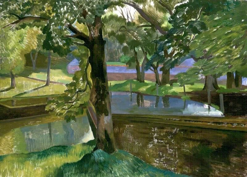 Artwork Title: Walled Pond, Little Bredy, Dorset