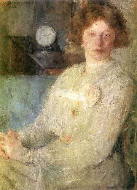 Artwork Title: Portret panny Dygat (Portrait of Miss Dygat)