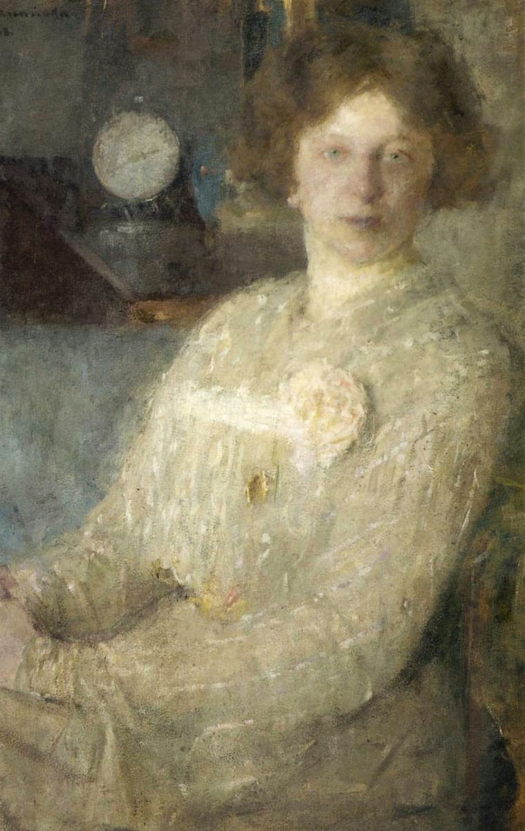 Artwork Title: Portret panny Dygat (Portrait of Miss Dygat)