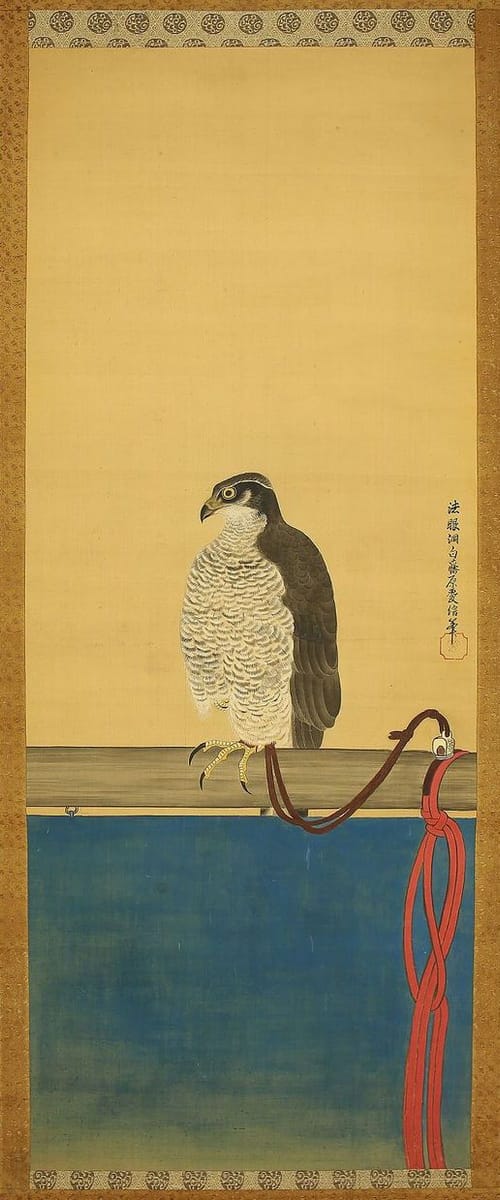 Artwork Title: Hawk on Pole