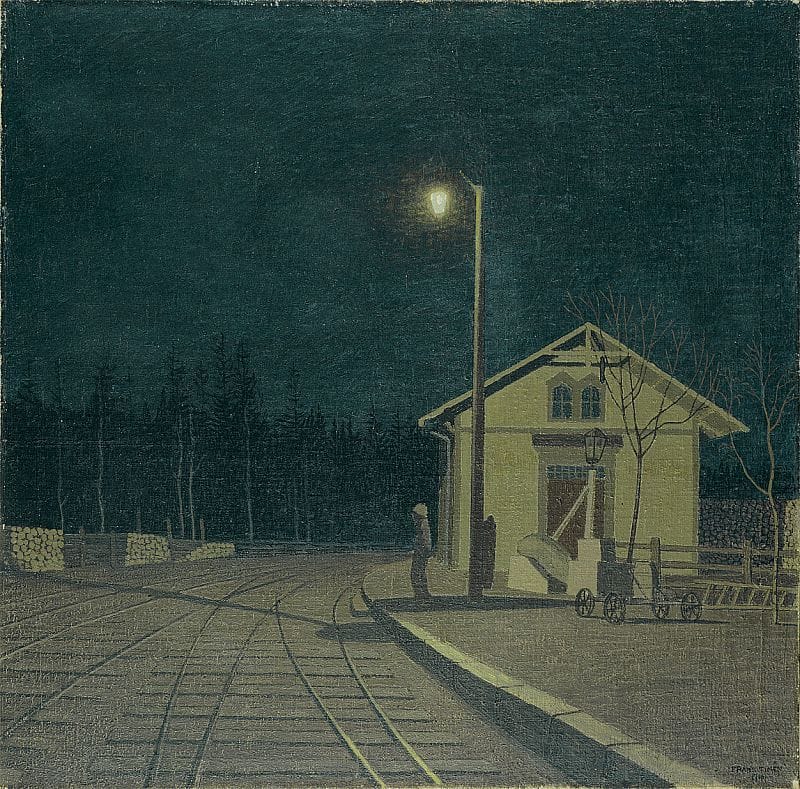 Artwork Title: Sweden Railway Station in Granbergsdal