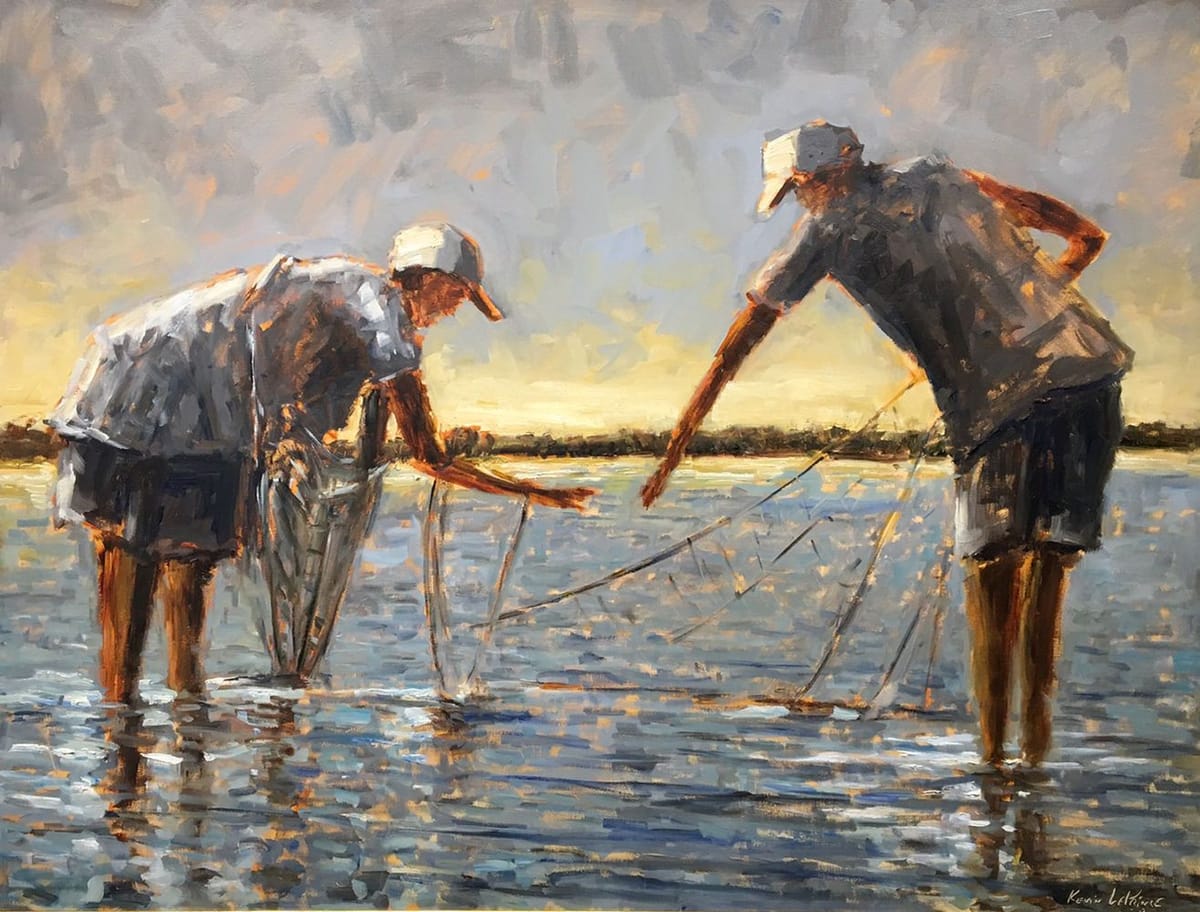 Artwork Title: Shrimpers