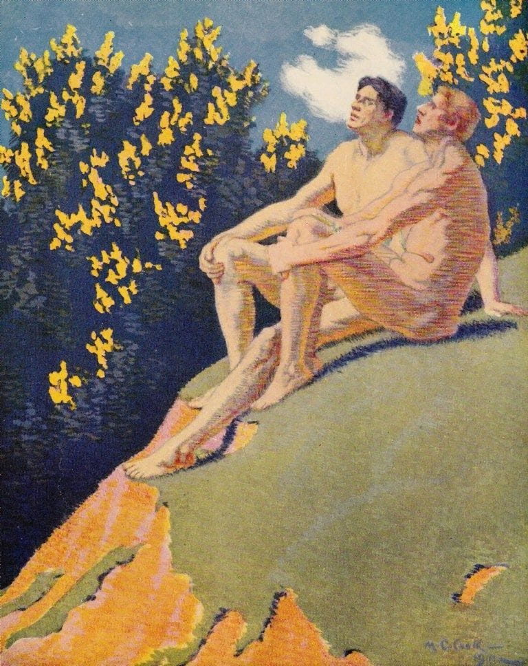 Artwork Title: Illustration for Walt Whitman's Leaves of Grass