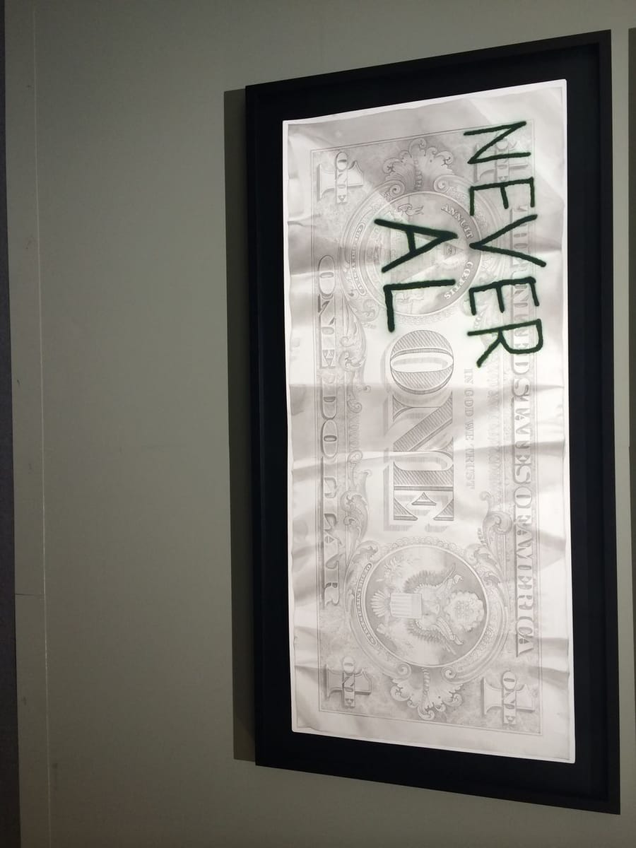 Artwork Title: Never Alone