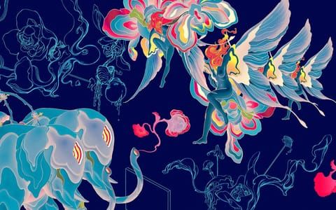 Artwork Title: Lotus War Night II