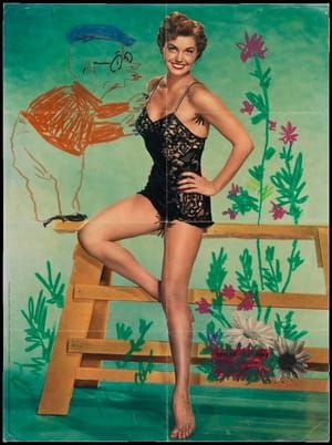 Artwork Title: Portrait of Jaume Sabartés and the Actress Esther Williams