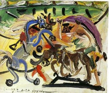 Artwork Title: A Bullfight