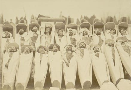 Artwork Title: Insurgents in Coffins, Paris