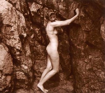 Artwork Title: Rare Old Stereophoto Nudism Belle Epoque