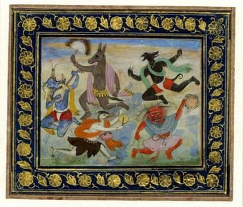 Artwork Title: Five Animal-headed Demons