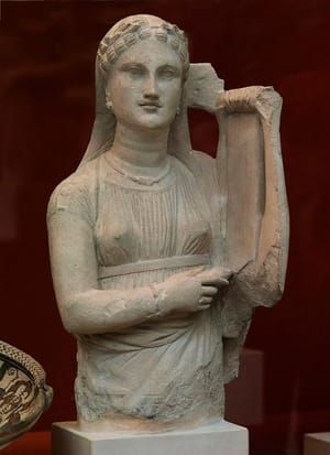 Artwork Title: Female Lyre Player