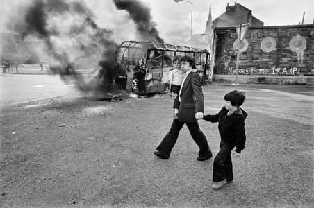 Artwork Title: GB. Northern Ireland. Londonderry. Ten years after the arrival of British troops in the province