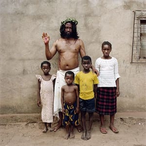 Artwork Title: Malachy Udegbunam with children