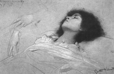 Artwork Title: Study Sheet With The Upper Body Of A Girl