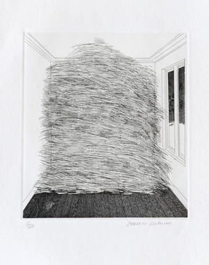 Artwork Title: A room full of straw