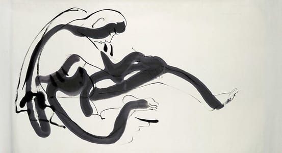 Artwork Title: Peking Drawing (man sitting)
