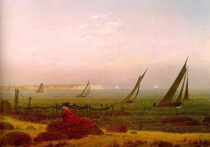 Artwork Title: Woman On The Beach Of Rugen