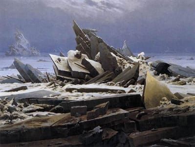 Artwork Title: The Sea Of Ice