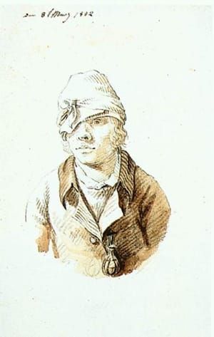 Artwork Title: Self Portrait With Cap And Sighting Eye Shield