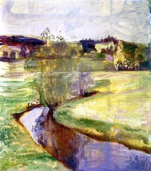 Artwork Title: Norwegian spring landscape