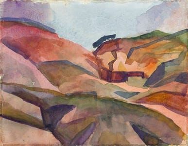 Artwork Title: Schlucht: 1914
