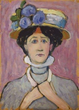 Artwork Title: Self Portrait with Hat