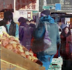Artwork Title: Flushing, Queens, 9-10am (waiting #179)