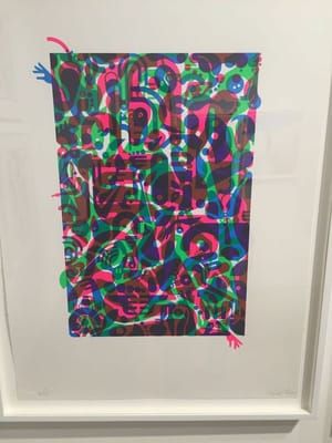 Artwork Title: Untitled (Fluorescent Women Parts) 2