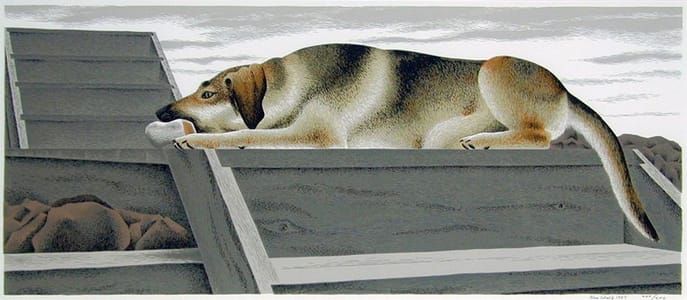 Artwork Title: Chien d'Or (Golden Dog)