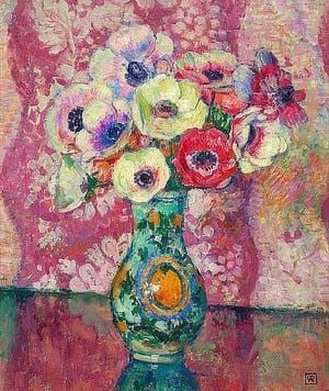 Artwork Title: Bouquet of Anemones