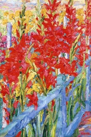 Artwork Title: Irises
