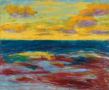 Artwork Title: Meer bei Alsen (Sea off Alsen)