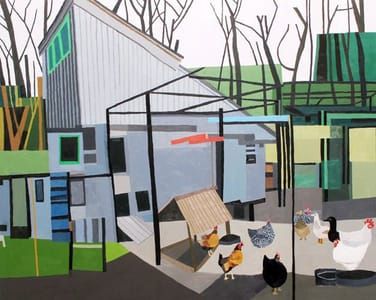 Artwork Title: Backyard Barn