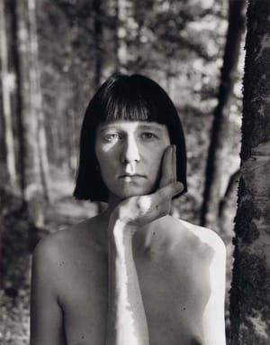 Artwork Title: Self Portrait with Pirge, Asikkala, Finland