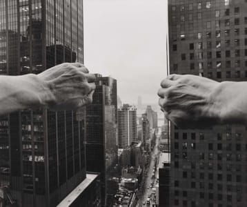 Artwork Title: Self Portrait, from the Shelton Looking East, New York
